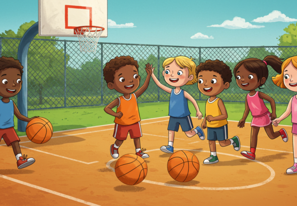 Teamwork and Basketball Fundamentals for Kids