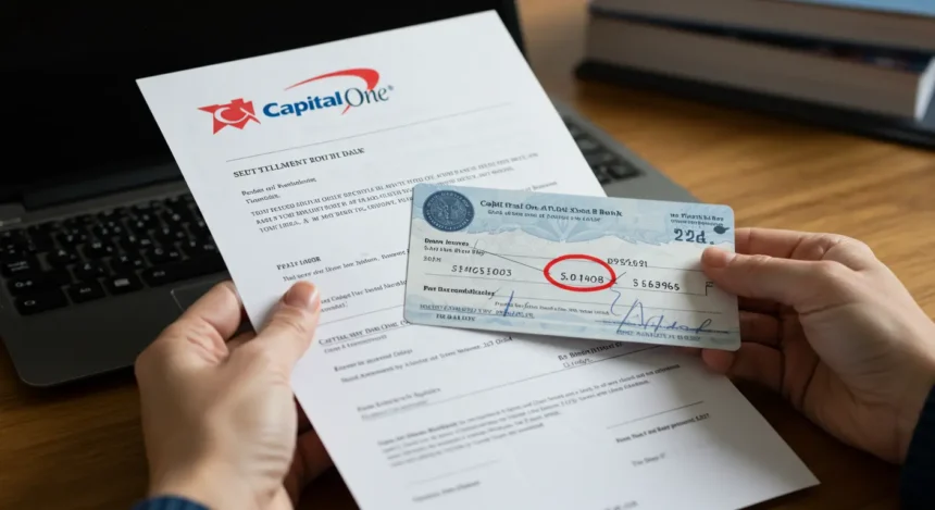 Capital One Bank Settlement 2024 Payout Date