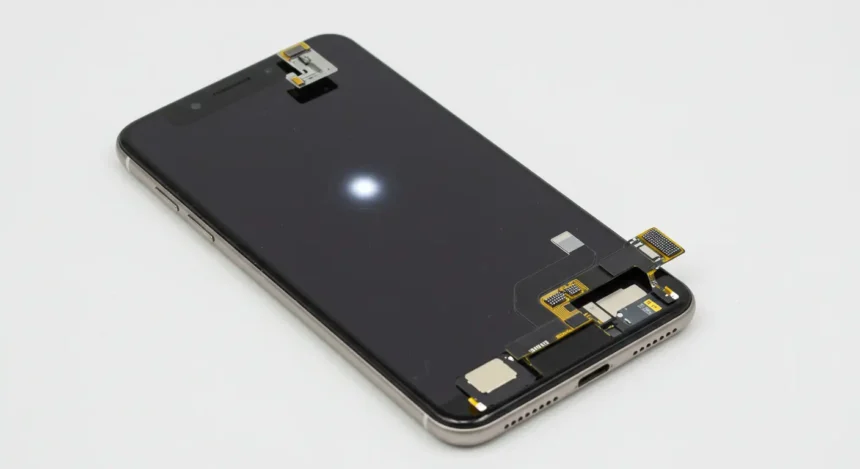 Light Spot on Phone Screen