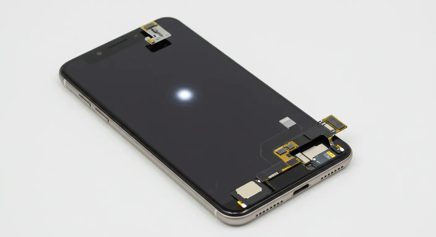 Light Spot on Phone Screen