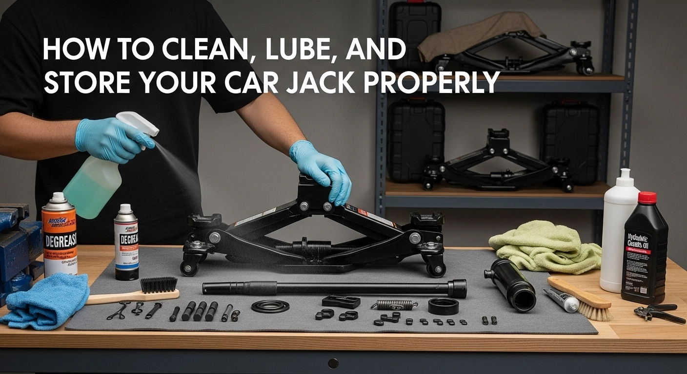 How to Clean, Lube and Store Your Car Jack Properly