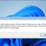 Fix the "Out of Video Memory" Error in AAA Games